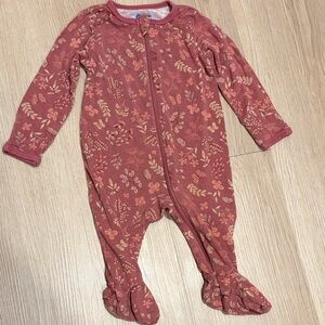 Bamboo footie onesie size 0-3m